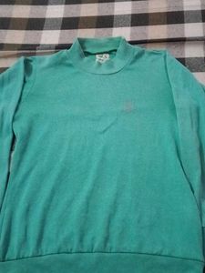Green Turtleneck Sweater