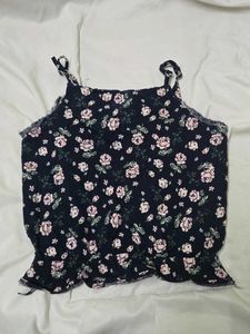 Cute Floral Print Cami Top