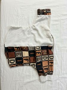 Trendy Color-Block Geometric Print Top 4-5 years