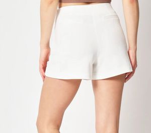 White Wrap Mini Skort