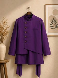 Stylish Purple Kurta Set for Boys
