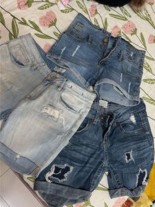 Combo pf 3 Distressed Denim Shorts Bundle
