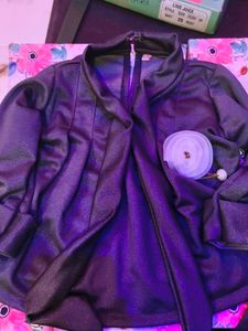 Girls Shiny Black Party Wear Dress – Soft Stretch