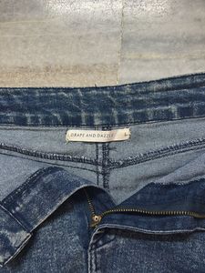 Vintage Wash Denim Skirt