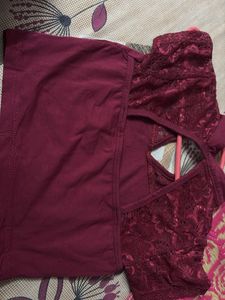 Maroon Blouse