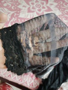 133.Sparkling black dupatta