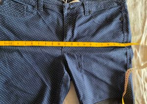 Navy Polka Dot Pants