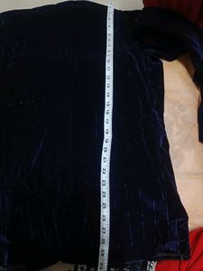Men's Navy velvet Blazer