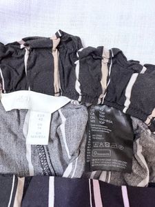 Striped Paperbag Waist Pants