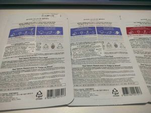 The Face Shop Real Nature sheet Masks 4pc