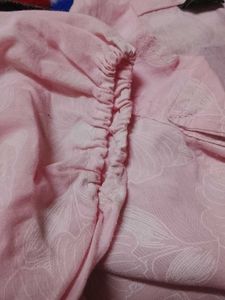 Chic Pink Floral Blouse Top