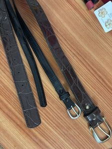 Stylish Print Belts black
