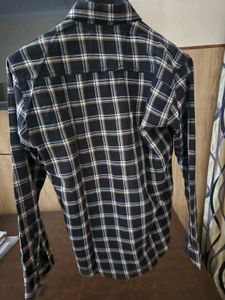 Classic Black Plaid Button-Up Shirt