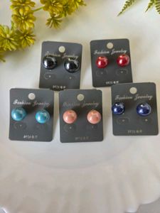 5 colourful pop earrings