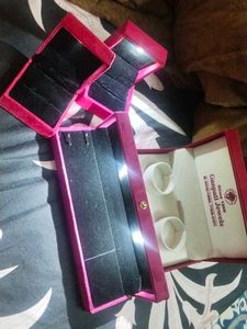 velvet Jewellery Boxes 4 pc