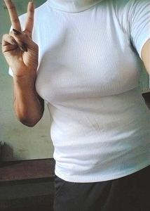 White High Neck Top 🤍❤️