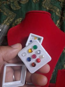 Assorted Gemstone &amp; Pearl Studs Set