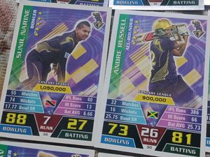 Collectible Cricket Star Player Cards