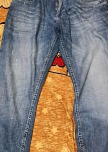 Blue Wash Relaxed Fit Jeans