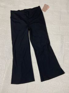 BLISSCLUB Black Flare Yoga Pants