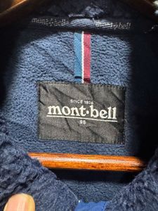 Mont Bell Navy Blue Full Zip Sherpa Fleece