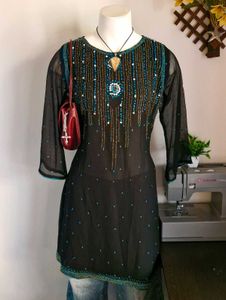 sequined desi y2k kurti
