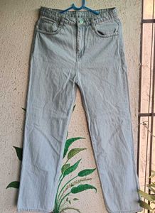 High Waist Light Blue Denim