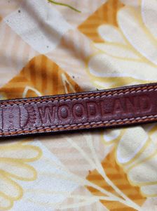 Woodland Brown Leather Belt