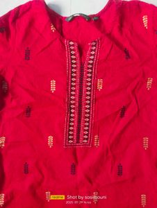 Red Colour Kurta