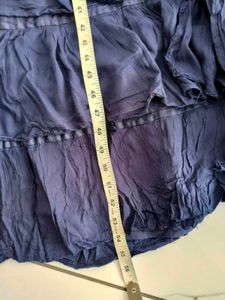 designer nevy blue Western gaun