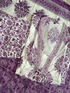 Brand new Floral kurta set 1