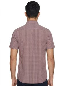Men's Lacoste Gingham Short Sleeve Shirt