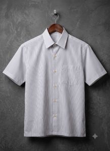 💼Men's Pinstripe Formal Short Sleeve Shirt
