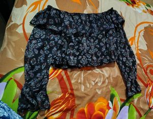 Chic Off-Shoulder Floral Top