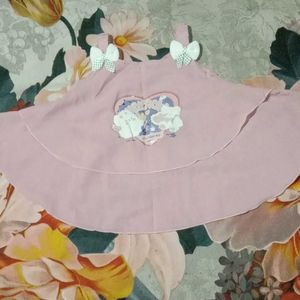 Cute Pink Baby Dress with Bows
