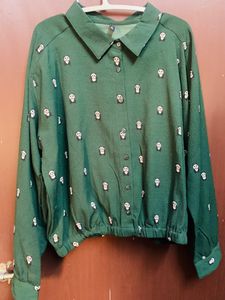 Two Cute Korean Shirts Women XL