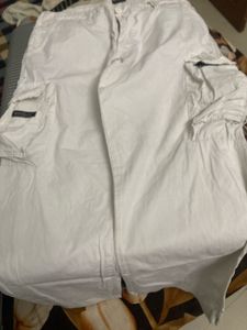 White BOOSLEY Cargo Pants