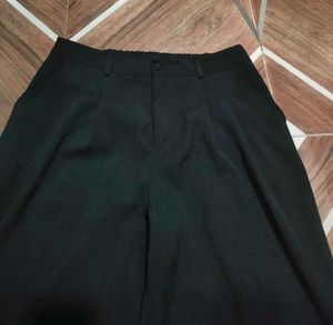 High Waisted Black Trousers
