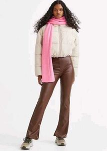 💥Price Drop 💥H&amp;M Faux Leather Slit Cut Pants