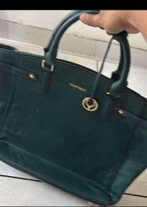 Elegant Dark Green Handbag