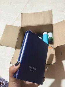 new small white blank page diary