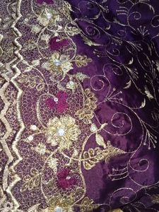 Tread And Stone Work Sari