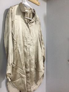 Greyish Satin H&amp;M Shirt