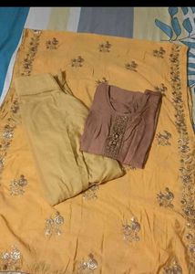 Embroidered Kurta Set with dupatta
