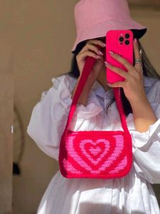 Crochet Coastal Shoulder Bag