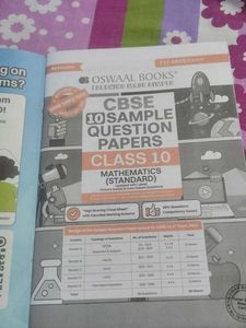 CBSE Class 10 Mathematics Sample Papers