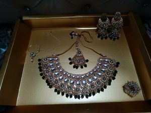 REAL KUNDAN BRIDAL JEWELLERY SET