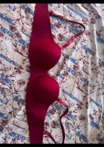 Maroon Push Up Bra