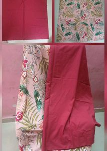 Beautiful Floral Kurta Set Fabric