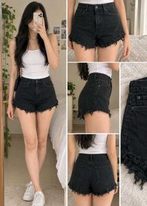 American Eagle Black Denim Shorts